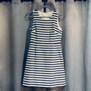 J.Crew Navy Striped Dress